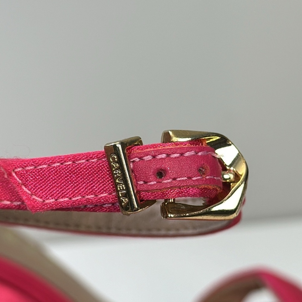 Carvela Wedge Dress Platform Sandals Size 38.5(7.5) - Picture 14 of 15